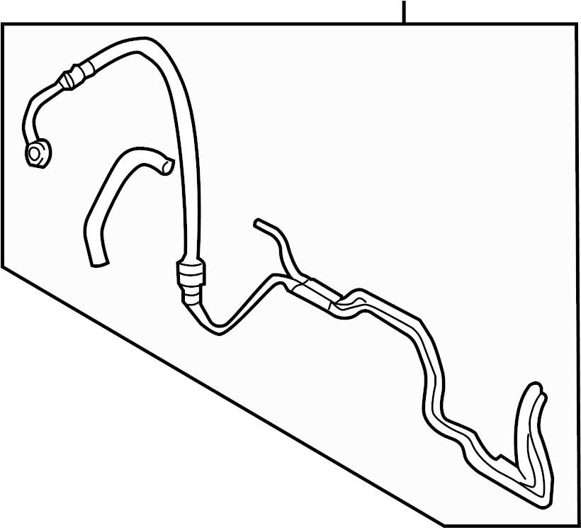 View 575102E101 Hose. Pressure. Steering. Power. Line.  Full-Sized Product Image