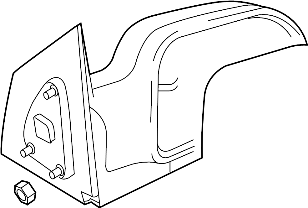 View 87620H9720 MIRROR ASSY-OUTSIDE. MIRROR ASSY-OUTSIDE RR VIEW,RH Full-Sized Product Image