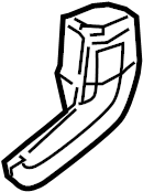 View 826101F020SS HANDLE ASSY-DOOR INSIDE,LH. HANDLE ASSY-DR I/S L. HANDLE ASSY-DR I/S LH Full-Sized Product Image