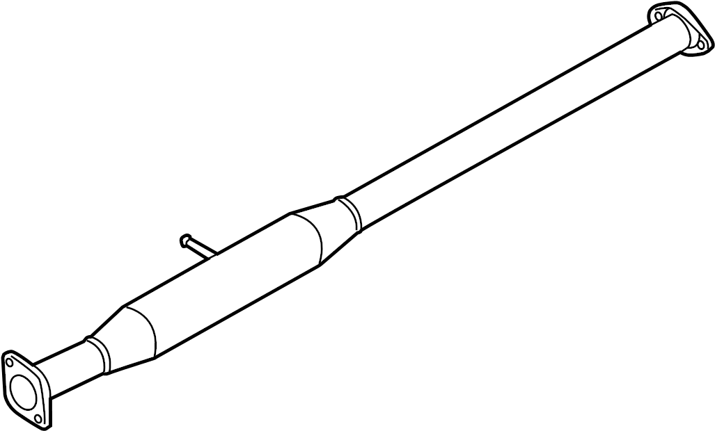 View 286502S100 Exhaust Pipe Full-Sized Product Image