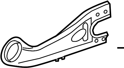 View 552702S850DS Arm. Trailing. Suspension. Control. (RR). (Left, Right, Rear) Full-Sized Product Image