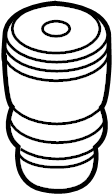 View 553482L000 Bumper. Spring. Rubber. Jounce. Suspension Strut.  Full-Sized Product Image