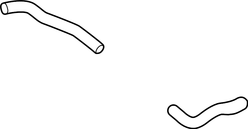 View 25414D9500 Radiator Coolant Hose (Upper) Full-Sized Product Image