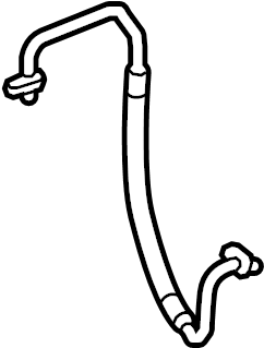 View 97762D9000 A/C Refrigerant Discharge Hose Full-Sized Product Image