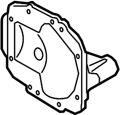 View 530753B520 Differential Cover (Rear) Full-Sized Product Image