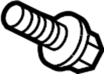 View 907860616 Deck Lid Striker Bolt Full-Sized Product Image