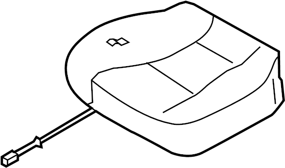 View 88103D3311RTE CUSHION ASSY-FR SEAT,LH (TL FL 8811C1) Full-Sized Product Image