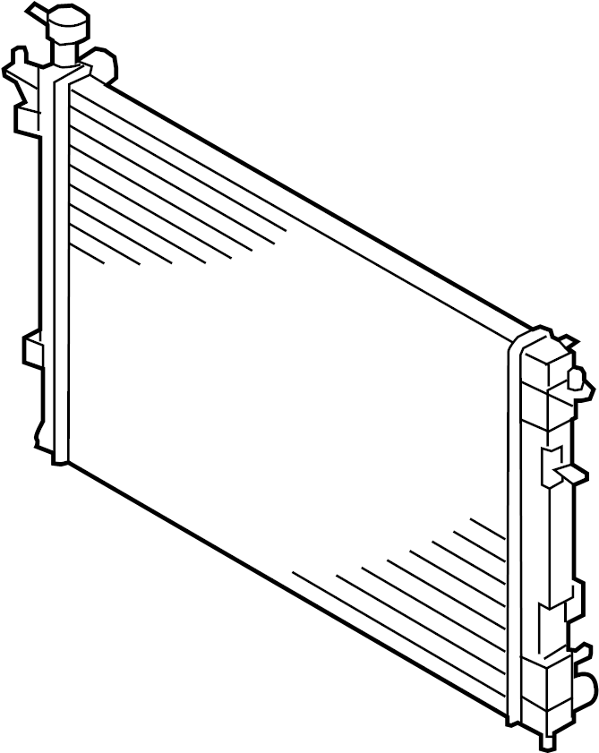 View 253101U200 Radiator Full-Sized Product Image