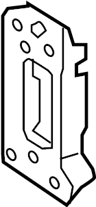 View 645752P700 Bracket. Rail. (Left, Front, Upper, Lower) Full-Sized Product Image