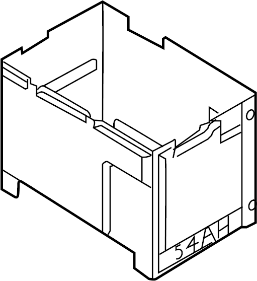 View 371123L350 Battery Cover (Upper) Full-Sized Product Image