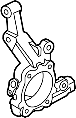 View 517161U000 Steering Knuckle (Front) Full-Sized Product Image