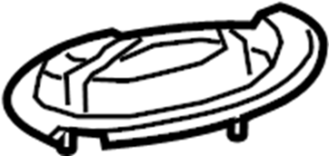 View 546331U000 Coil Spring Insulator (Front, Lower) Full-Sized Product Image