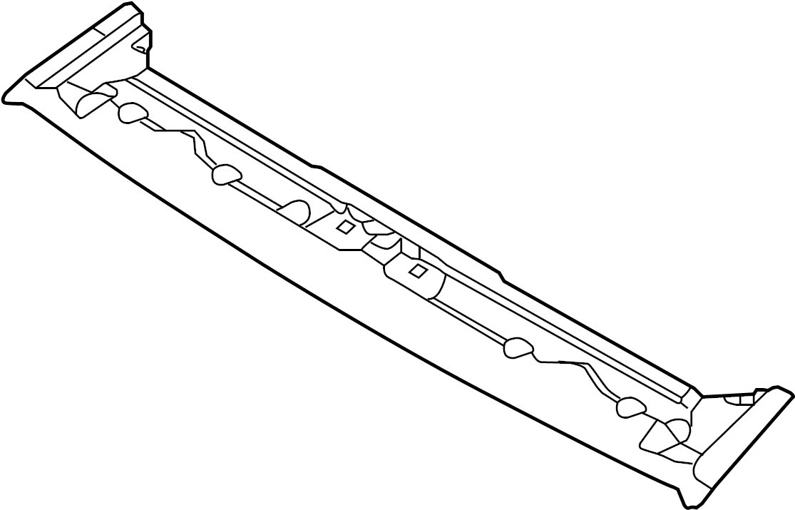 View 671132P700 PANEL-ROOF FRONT. PNL-ROOF FR Full-Sized Product Image