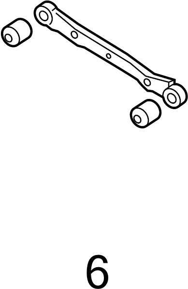 View 551182S000 Suspension Control Arm Bushing (Rear, Upper) Full-Sized Product Image