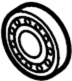 View 530483B300 Differential Pinion Bearing (Front) Full-Sized Product Image