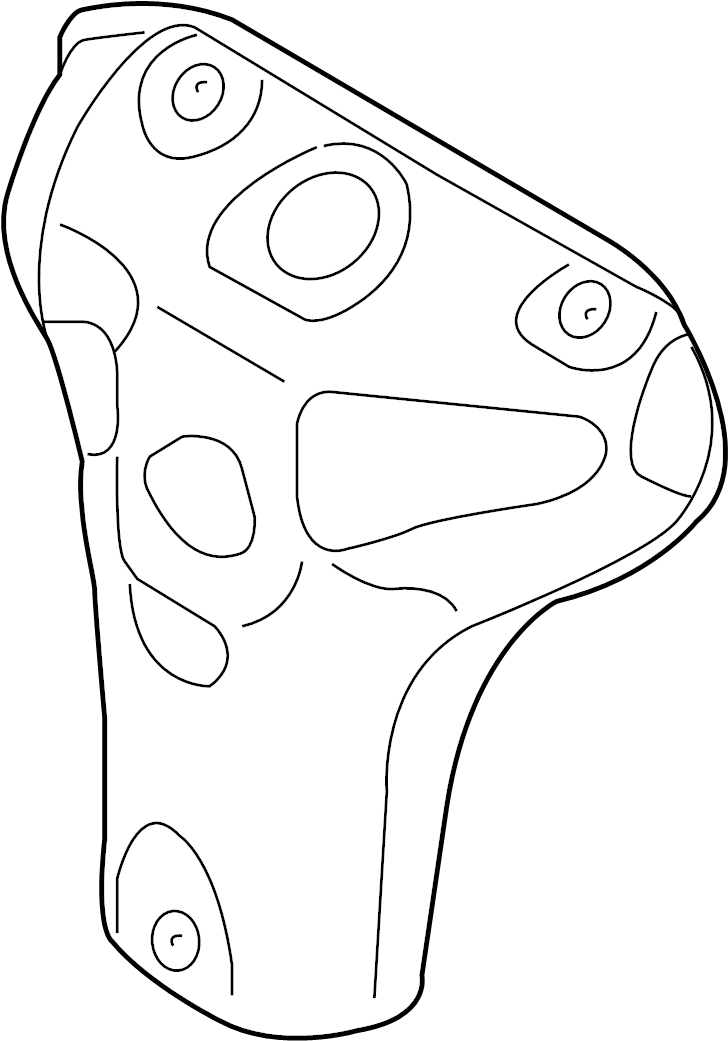 View 285253C750 Heat. Shield. Protector. Exhaust. Manifold. (Right) Full-Sized Product Image