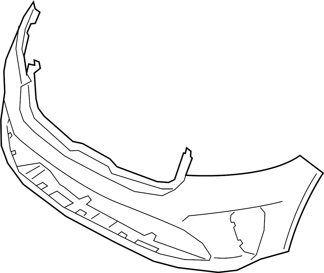 View 86511C6500 COVER-FR BUMPER Full-Sized Product Image