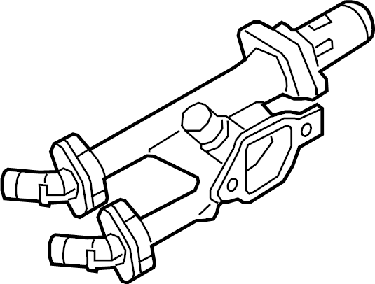 View 256202GGA0 Engine Coolant Thermostat Housing Full-Sized Product Image
