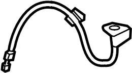 View 58731C5000 HOSE ASSY-BRAKE,LH Full-Sized Product Image