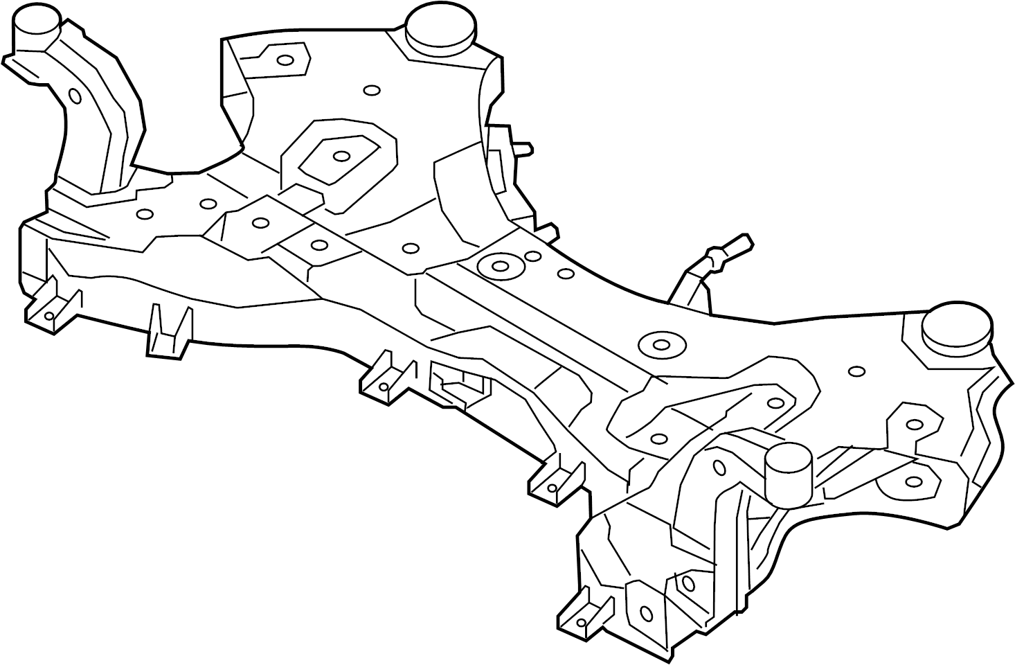 View 62400G6200 CROSSMEMBER COMPL Full-Sized Product Image