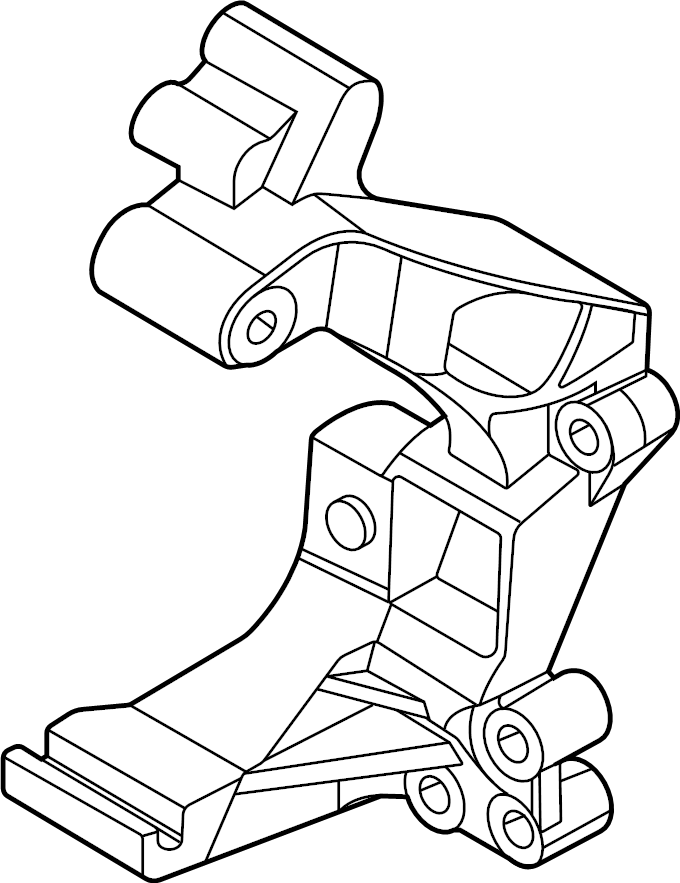 View 252512S000 Belt Tensioner Bracket Full-Sized Product Image