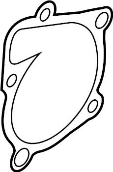 View 251242S000 Gasket. Water. Pump. Engine.  Full-Sized Product Image