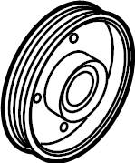 View 97643L1500 A/C Compressor Clutch Pulley Full-Sized Product Image