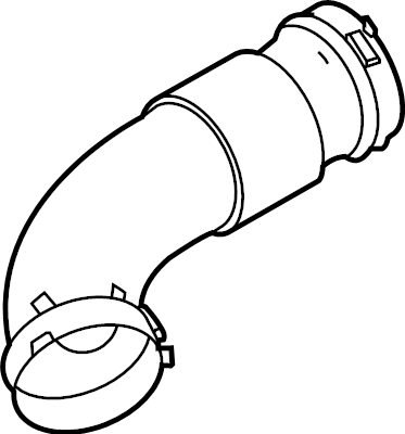 View 28130L1600 Engine Air Intake Hose (Front) Full-Sized Product Image