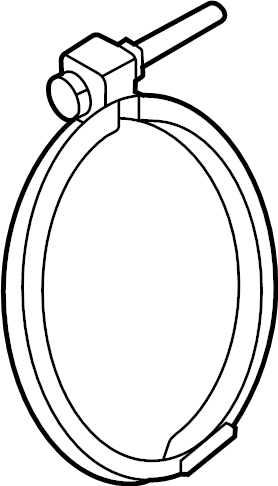 View 289022T200 Clamp. Exhaust. Converter. Catalytic.  Full-Sized Product Image