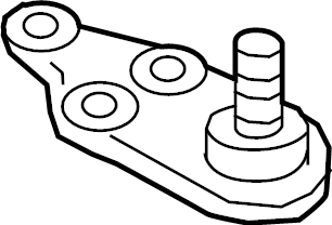 View 54530P2000 Suspension Ball Joint (Lower) Full-Sized Product Image