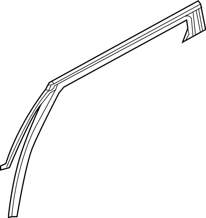 View 83530R5000 RUN-RR DR WINDOW GLA. RUN-RR DR WINDOW GLASS,LH Full-Sized Product Image