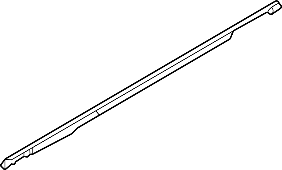 View 83220P2001 W/STRIP ASSY-RR DR B. W/STRIP ASSY-RR DR BELT O/S RH Full-Sized Product Image