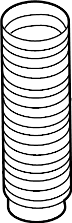 View 55325S1000 Suspension Shock Absorber Bellows Full-Sized Product Image
