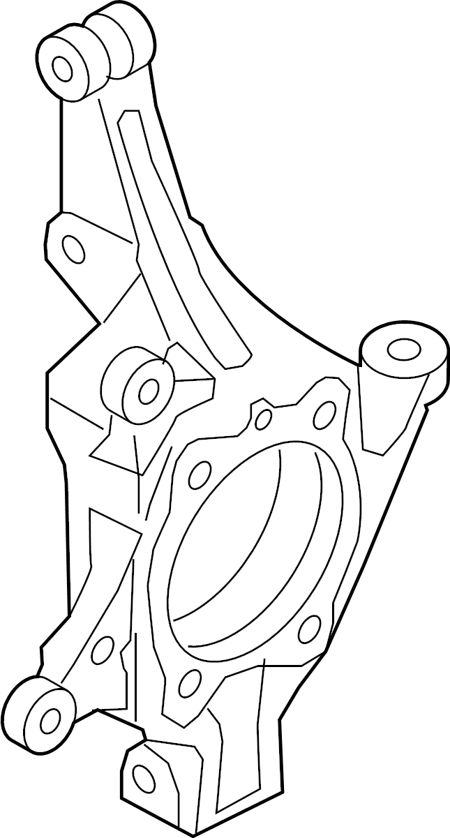 View 51711S9200 Steering Knuckle (Right, Front) Full-Sized Product Image