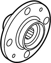View 517502F010 Wheel Hub (Front) Full-Sized Product Image