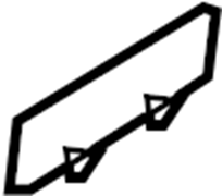 View 826192F000NZ CAP-DR I/S HANDLE BE. CAP-DR I/S HANDLE BEZEL. CAP-DR I/S HDL Full-Sized Product Image