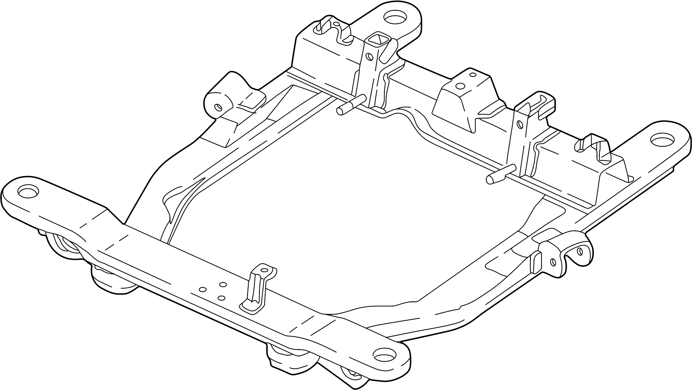 View 0K52Y34800K Engine Cradle Full-Sized Product Image