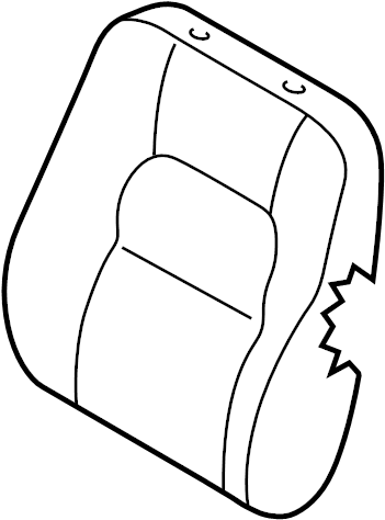 View 2K52Y88935ACQ5 Seat Back Cushion Cover (Rear) Full-Sized Product Image
