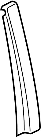 View 0K55258982 Door Reveal Molding (Right, Upper) Full-Sized Product Image