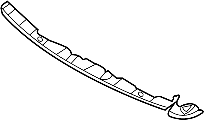 View 866V7CV000 COVER-RR BUMPER UNDE. COVER-RR BUMPER UNDER Full-Sized Product Image
