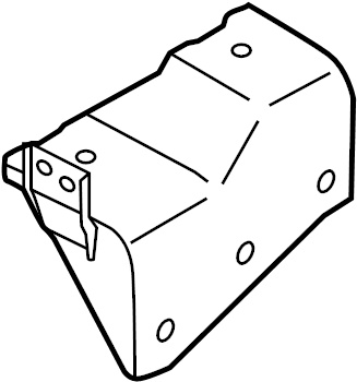 View 371304D000 Battery. Brace. Tray. Stay. BATTE. Bracket. (Upper) Full-Sized Product Image