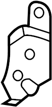 View 793154D000 Door Hinge (Upper, Lower) Full-Sized Product Image
