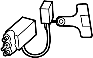 View 957204D001 Fuel Door Release Handle Full-Sized Product Image
