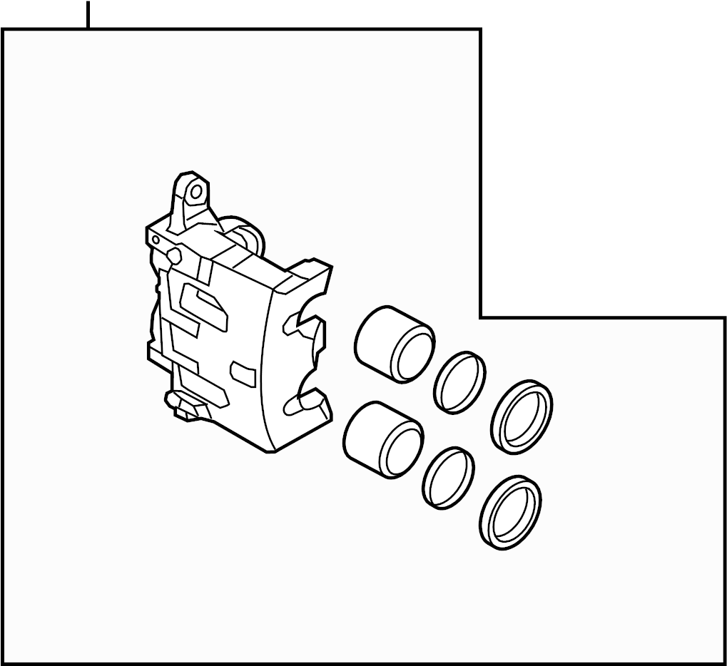 View 58190A9A00 CALIPER KIT-BRAKE,RH. CALIPER KIT-FR BRAKE. CALIPER KIT-FR BRAKE,RH Full-Sized Product Image