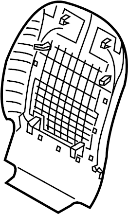 View 88490CV010WK MAP BOARD ASSY-FRT S. MAP BOARD ASSY-FRT SEAT BACK,R. MAP BOARD ASSY-FRT SEAT BACK,RH (BLACK) Full-Sized Product Image