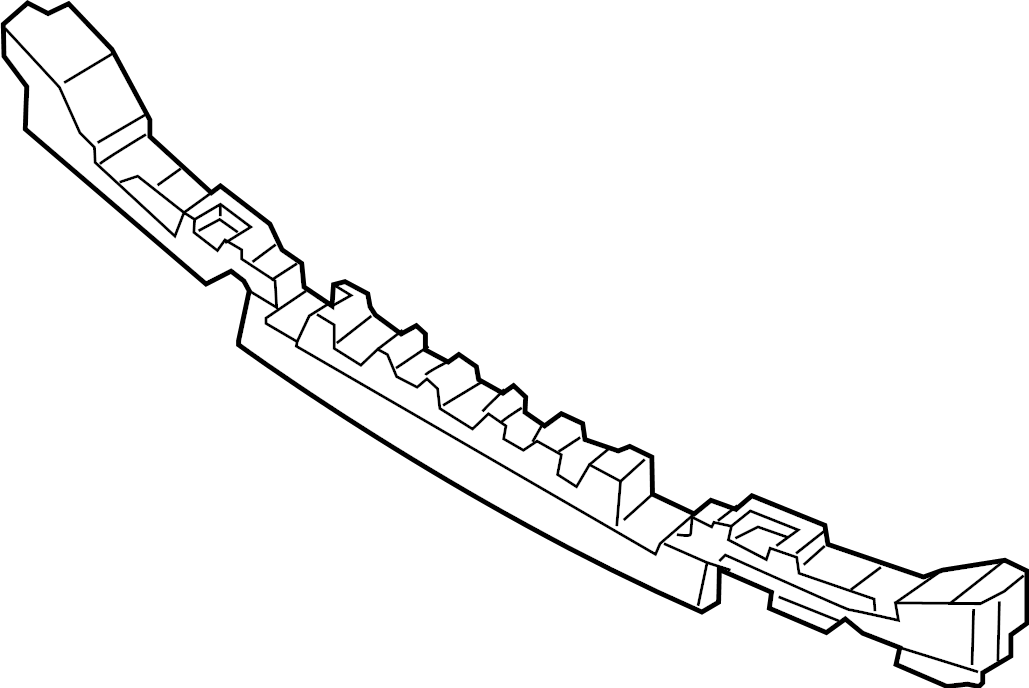 View 86620A9700 ABSORBER-REAR BUMPER. ABSORBER-REAR BUMPER ENERGY Full-Sized Product Image