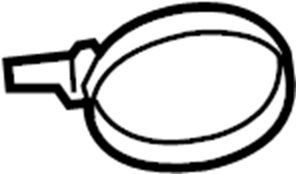 View 2813526000 Engine Air Duct Clamp (Rear) Full-Sized Product Image