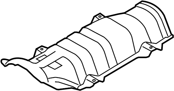 View 287911G000 Heat. Protector. Shield. (Front) Full-Sized Product Image