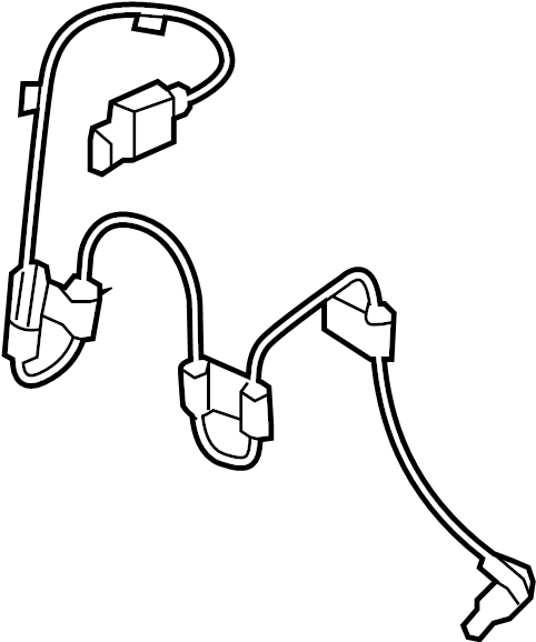 View 956701G000 SENSOR. ABS. SPEED. Wheel.  Full-Sized Product Image