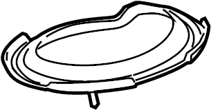 View 546331G000 PAD-FR SPRING LWR. PAD-FRONT SPRING,LWR Full-Sized Product Image